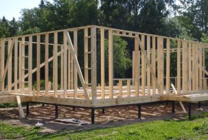 What foundation is better to put a frame house
