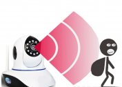 How are CCTV cameras with motion sensors used?