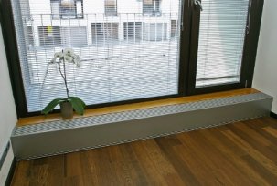 Användning av låga värmeelement för panoramafönster