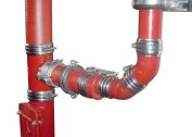 Features of installation of cast-iron socketless sewer pipes