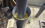 Hood for a private house from a sewer pipe