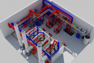 Magtustos ng mga sistema ng bentilasyon sa isang gas boiler