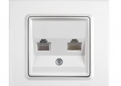 How to connect an RJ 45 power outlet: circuit, twisted pair