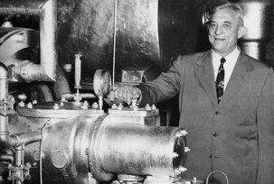 Where and when did the first air conditioner appear?
