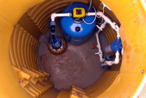Übersicht der Caissons für Triton-Brunnen
