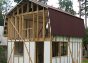 How to make foam do-it-yourself frame house with foam