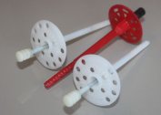 Varieties and sizes of dowels for insulation