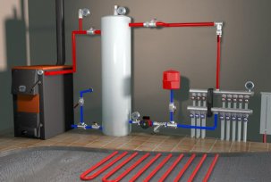 How to combine underfloor heating and radiator heating