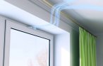 Installing a supply valve on a plastic window