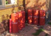 Options for heating a private house with a gas cylinder
