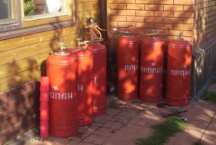 Alternativ för att värma ett privat hus med en gascylinder