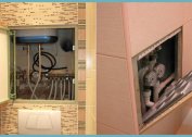 Rules for hiding sewer pipes in the bathroom