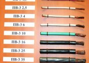 Scope and technical characteristics of the PV-3 wire