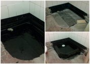 How to waterproof a shower without a pallet