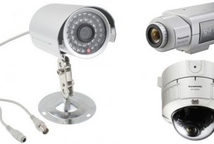 Variedades de cámaras de CCTV para el hogar y la calle.