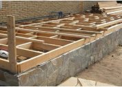 Step-by-step instructions for creating a foundation under the veranda