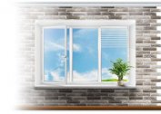 Plastic windows and balconies for air conditioning