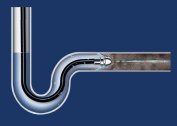 Hydrodynamic method of cleaning pipes from grease