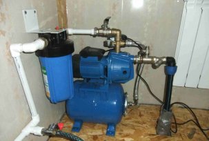 How to connect a pump station to the well with your own hands