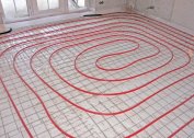 Using underfloor heating as primary heating