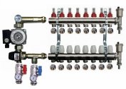 The principle of operation and assembly of the heating floor mixing unit
