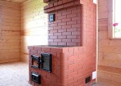 Do-it-yourself brick heating stove