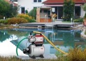 How does a pumping station for giving
