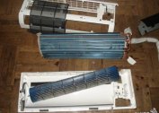 How to remove the indoor and outdoor units of the air conditioner from the wall, video instructions