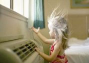 Placement of an air conditioner in a room, depending on its purpose