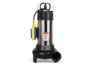 How a fecal pump with a grinder for cesspools works
