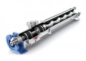 Types of screw pumps for a well, device and principle of operation