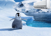 What temperature can the air conditioner cool