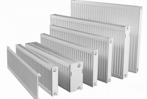 Höjd och bredd på olika typer av värmebatterier