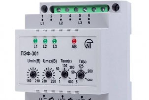 Principle of operation and wiring diagram for phase monitoring relays