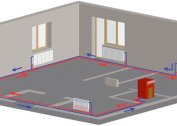 What is the feature of a horizontal heating system: two-pipe, single-pipe and how to make the correct wiring