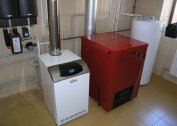 Diesel heating boiler for a private house