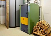 Using long-burning boilers for heating a house