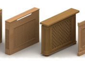 Types of grilles for radiators and radiators: decorative, wooden, plastic