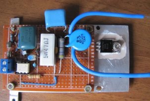 Home-made solid-state relays - scheme and device