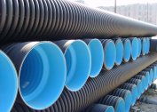 Stages of installation of pipes for stormwater