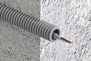 Wiring in the corrugation: how much can be laid