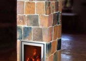 The order of the heating hearth stove for the house