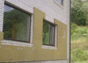 Insulation for external walls in a brick house