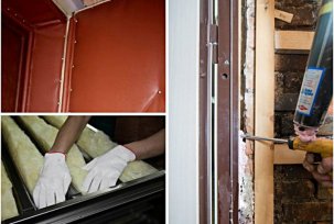 How to insulate the front door with your own hands