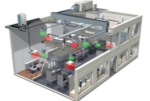 Calculation of industrial exhaust ventilation system