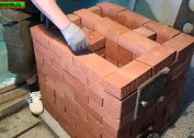 Schemes of how to fold different types of stoves with your own hands