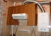 Ways to properly connect a gas column