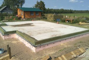 DIY insulated foundation plate