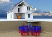 Heating a private house with geothermal systems