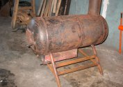 How to make a potbelly stove from a gas cylinder